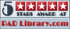 5 Star Award at PAD Library
