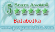 Balabolka - 5 Stars Award