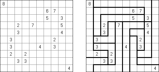 Mon premier Kakuro ou puzzle japonais - Addition-soustraction: une