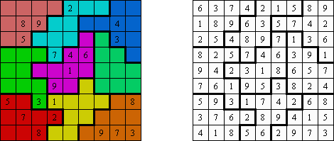 Jigsaw Sudoku