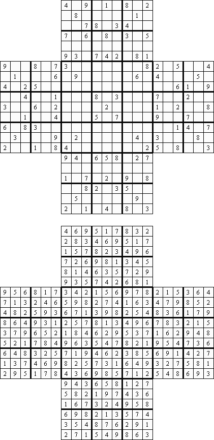 Cross Sudoku