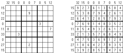 Asterisk Sudoku - Easy 