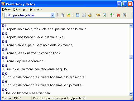 Proverbios en español