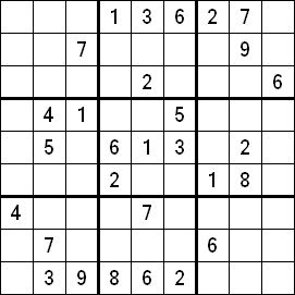 Puzzle of the Week: Sudoku